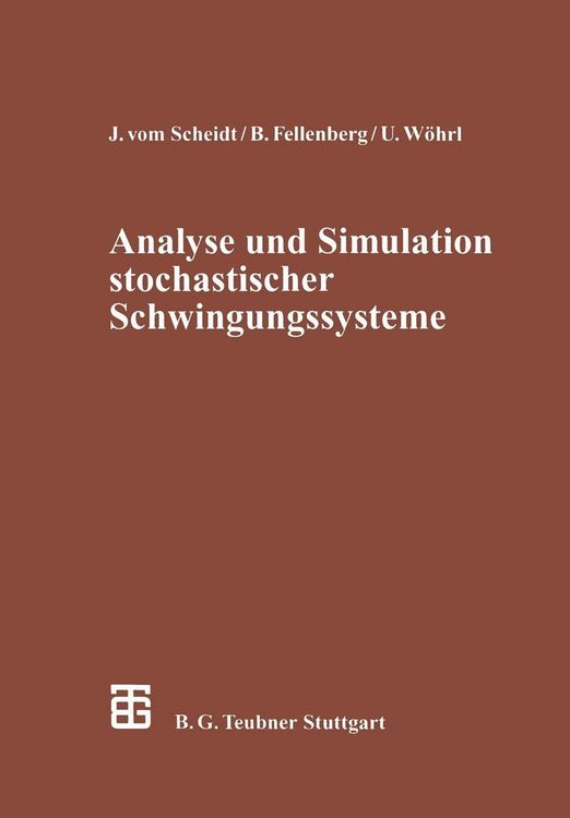 Produktbild: Analyse und Simulation stochastischer Schwingungssysteme