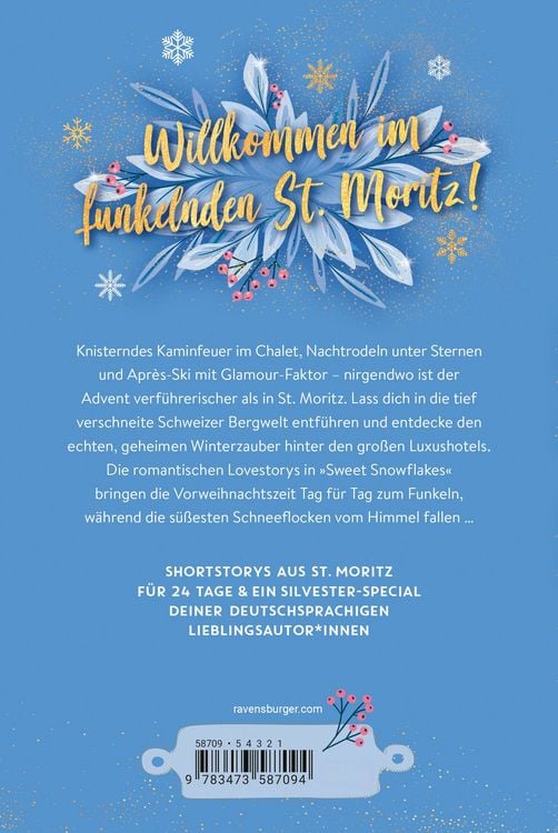Produktbild: Sweet Snowflakes. Ein Adventskalender. Lovestorys f&uuml;r 24 Tage plus Silvester Special