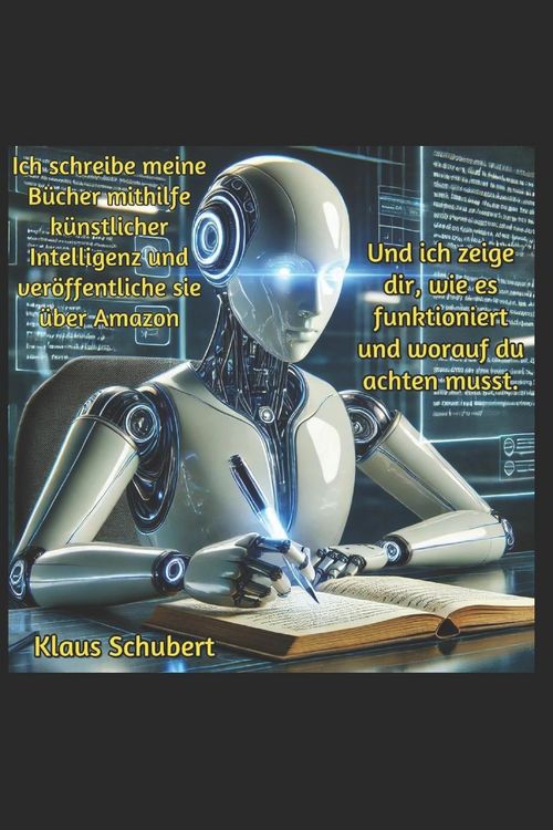 Produktbild: Ich schreibe meine B&uuml;cher mithilfe k&uuml;nstlicher Intelligenz und ver&ouml;ffentliche sie &uuml;ber Amazon