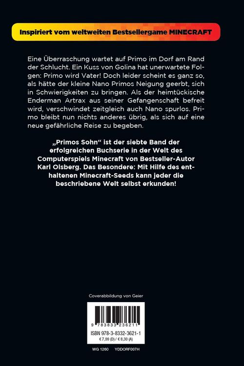 Produktbild: Primos Sohn - Roman f&uuml;r Minecrafter