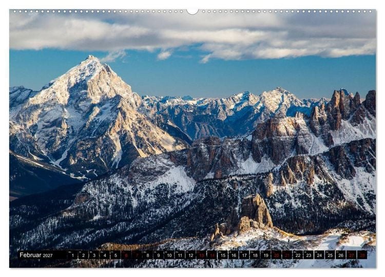 Produktbild: Lagazuoi Dolomiten (Wandkalender 2027 DIN A2 quer), CALVENDO Monatskalender