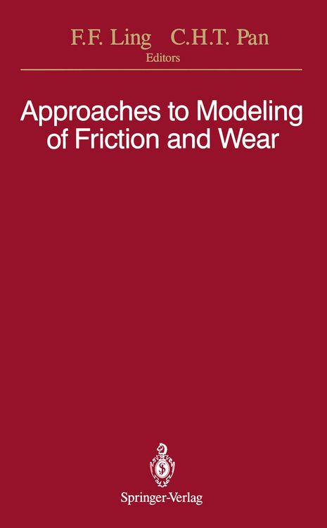 Produktbild: Approaches to Modeling of Friction and Wear