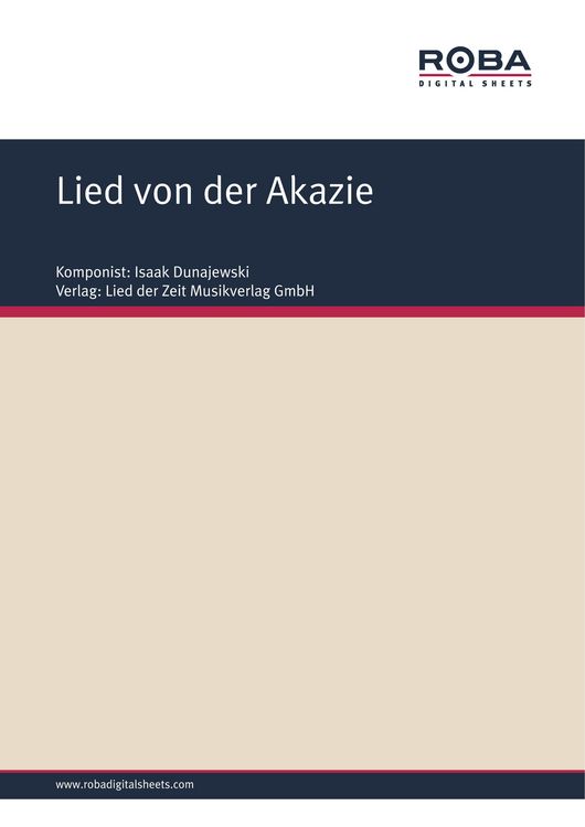 Produktbild: Lied von der Akazie