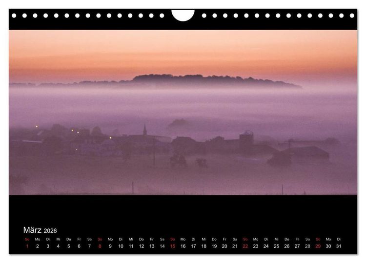 Produktbild: NEBEL (Wandkalender 2026 DIN A4 quer), CALVENDO Monatskalender