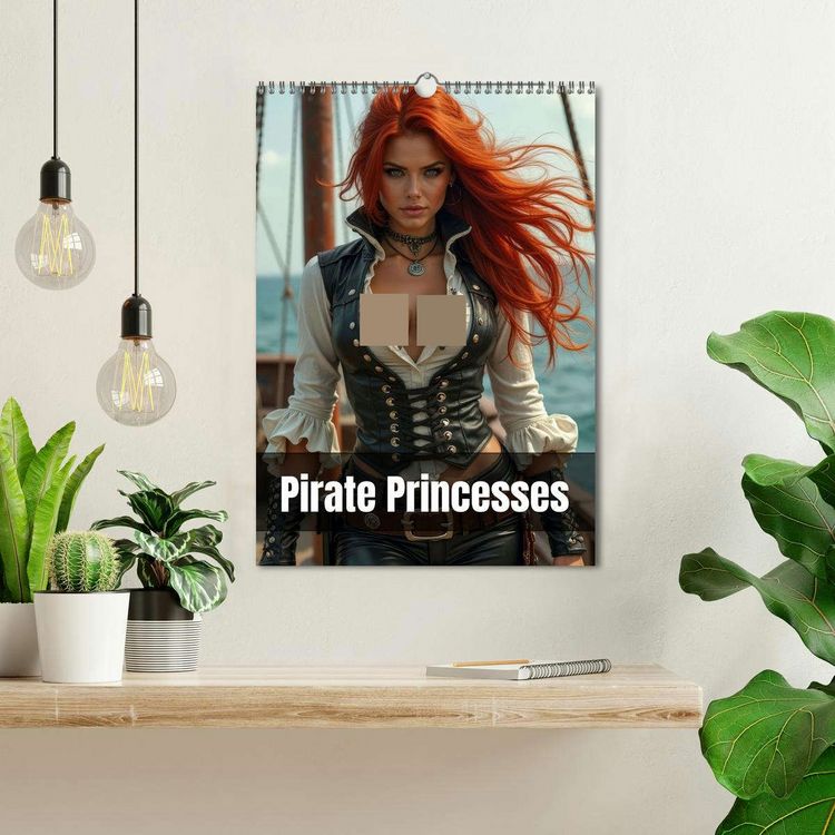 Produktbild: Pirate princesses (Wall Calendar 2026 DIN A3 portrait), CALVENDO 12 Month Wall Calendar