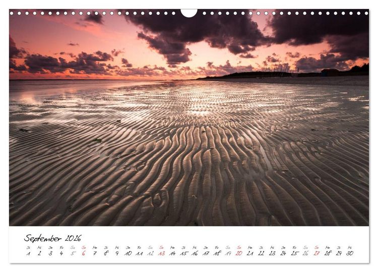 Produktbild: F&ouml;hrweh - Stimmungsvolle Nordsee Bilder (Wandkalender 2026 DIN A3 quer), CALVENDO Monatskalender
