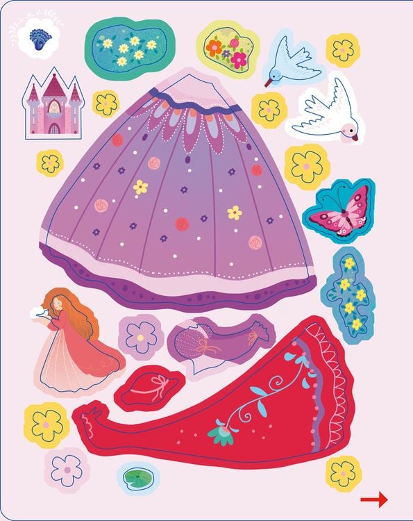 Produktbild: Mein glitzerndes Stickerbuch. Prinzessinnen
