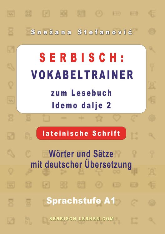 Produktbild: Serbisch: Vokabeltrainer zum Lesebuch &ldquo;Idemo dalje 2&rdquo; - lateinische Schrift