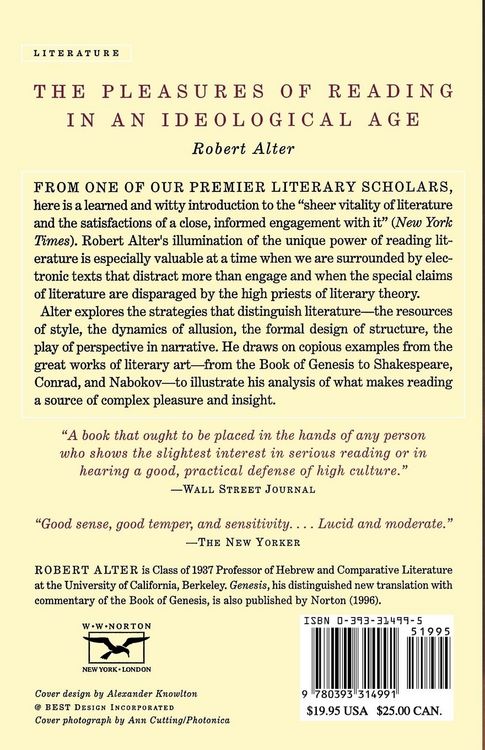 Produktbild: Pleasures of Reading in an Ideological Age