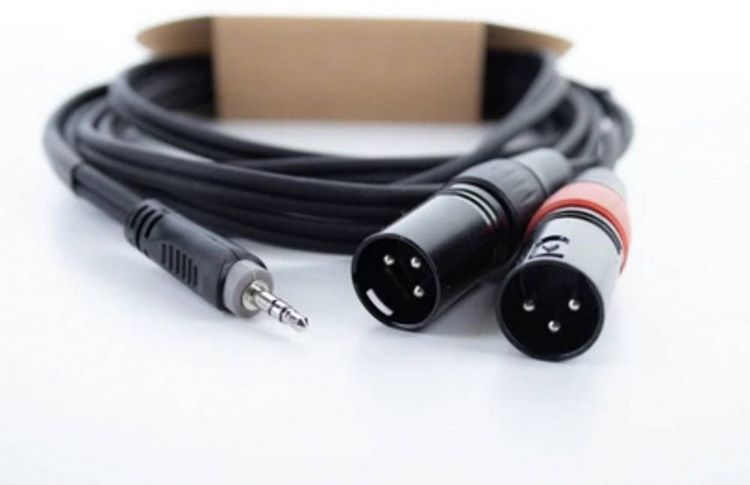 Produktbild: Cordial EY 1,5 WMM XLR Y-Adapter [1x Klinkenstecker 3.5mm - 2x XLR-Stecker 3 polig]