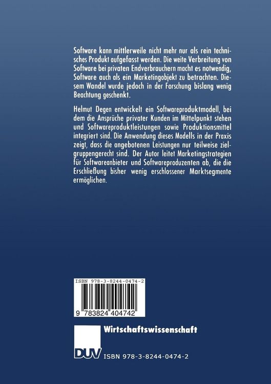 Produktbild: Kundenorientierte Softwareproduktion