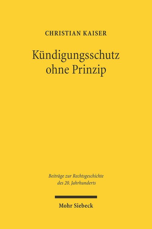 Produktbild: K&uuml;ndigungsschutz ohne Prinzip