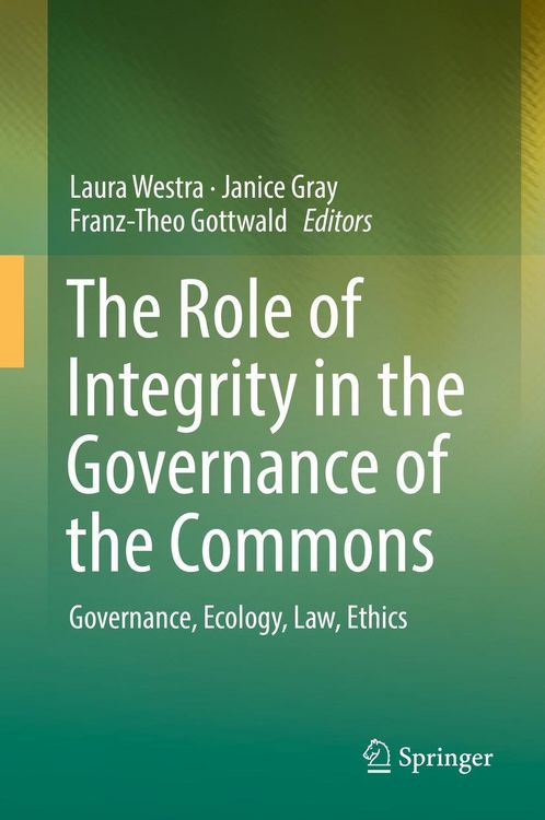 Produktbild: The Role of Integrity in the Governance of the Commons