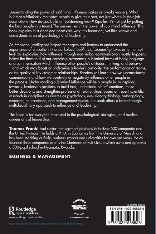 Produktbild: Subliminal Leadership