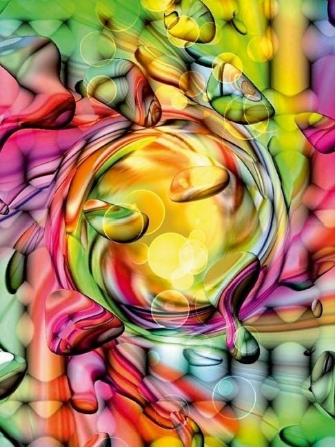 Produktbild: CALVENDO Puzzle Zeitt f&uuml;r Farbe | 1000 Teile Lege-Gr&ouml;&szlig;e 64x48cm Foto-Puzzle f&uuml;r gl&uuml;ckliche Stunden