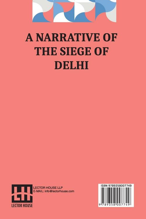 Produktbild: A Narrative Of The Siege Of Delhi