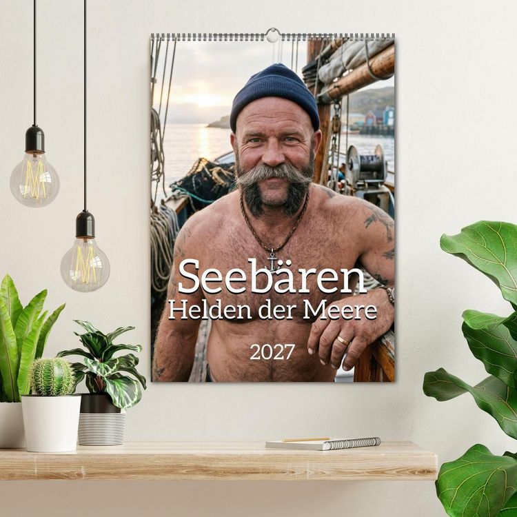 Produktbild: Seeb&auml;ren - Helden der Meere (Wandkalender 2027 DIN A2 hoch), CALVENDO Monatskalender