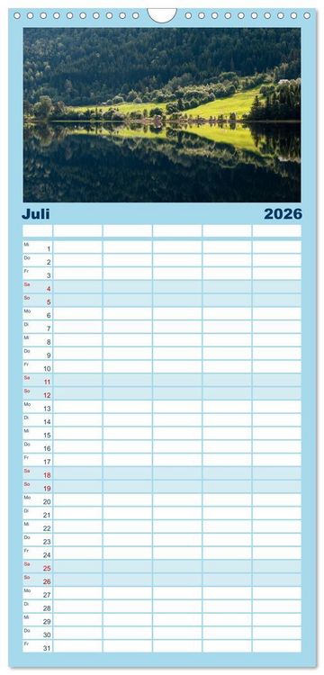 Produktbild: Familienplaner 2026 - Magisches Nordland. Eine Reise in das Herz Skandinaviens mit 5 Spalten (Wandkalender, 21 x 45 cm) CALVENDO