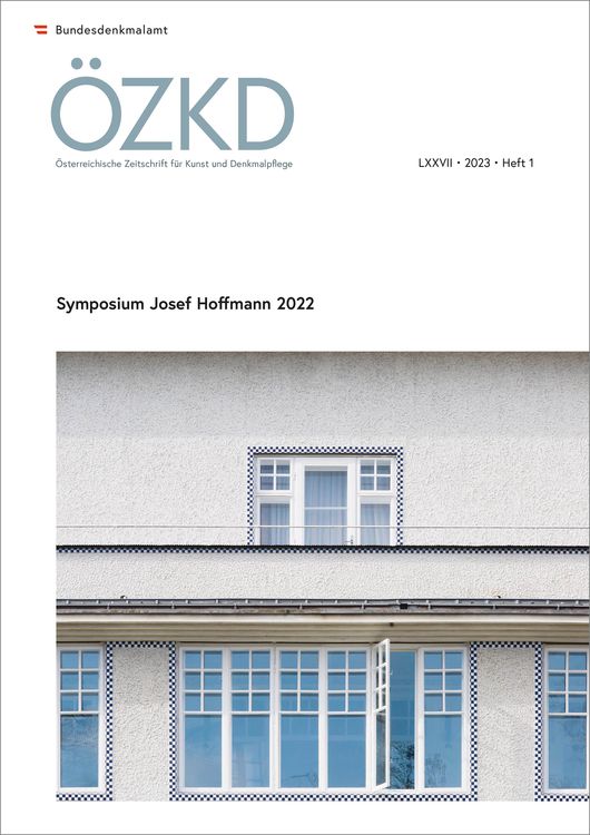Produktbild: &Ouml;sterreichische Zeitschrift f&uuml;r Kunst und Denkmalpflege LXXVII, Heft 1