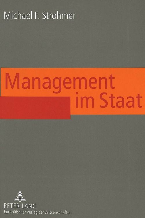 Produktbild: Management im Staat