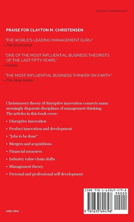 Produktbild: The Clayton M. Christensen Reader