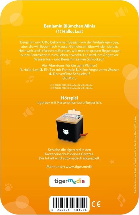 Produktbild: Tiger Media - Tigercards - Benjamin Blümchen Minis - Hallo Lea