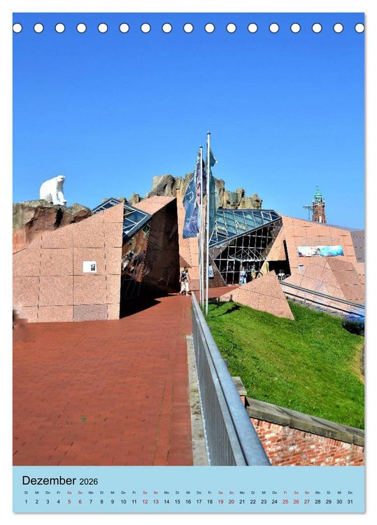 Produktbild: BREMERHAVEN die Seestadt mit maritimen Flair - 2026 (Tischkalender 2026 DIN A5 hoch), CALVENDO Monatskalender