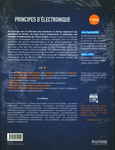Produktbild: Principes d'&eacute;lectronique