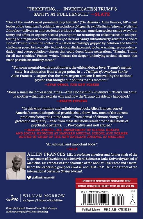 Produktbild: Twilight of American Sanity
