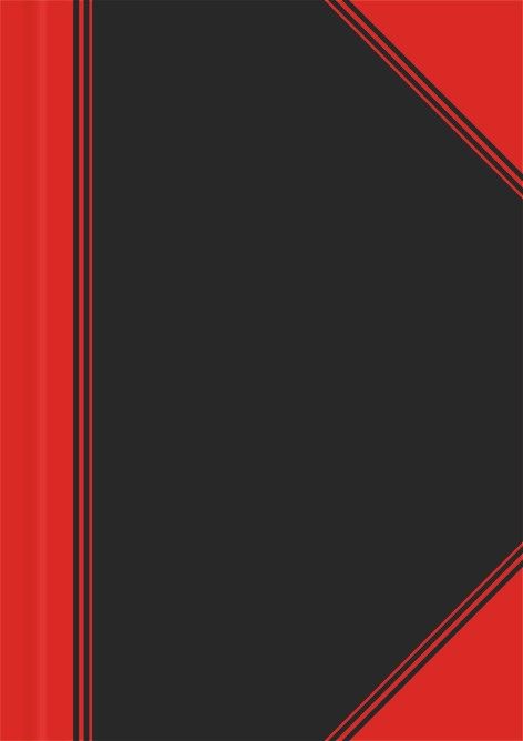 Produktbild: Landr&eacute; China Kladde A6 liniert 96 Blatt schwarz/rot