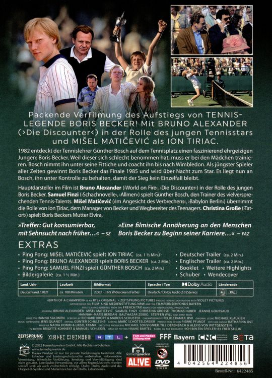 Produktbild: Boris Becker: Der Rebell - Von Leimen nach Wimbledon