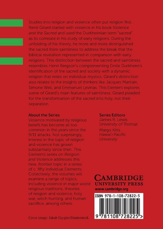 Produktbild: Transforming the Sacred into Saintliness