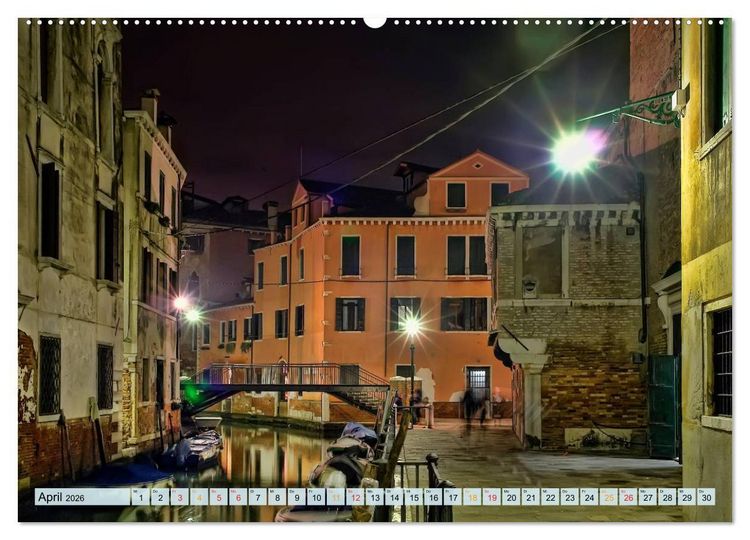 Produktbild: Venedig - sehr privat (hochwertiger Premium Wandkalender 2026 DIN A2 quer), Kunstdruck in Hochglanz