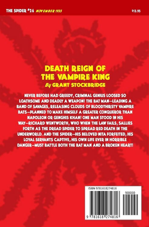 Produktbild: The Spider #26: Death Reign of the Vampire King