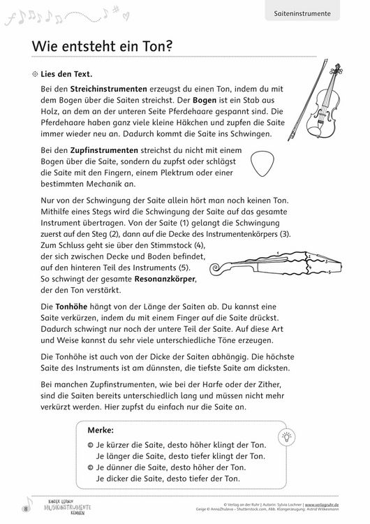 Produktbild: Kinder lernen Musikinstrumente kennen &ndash; Klasse 3/4