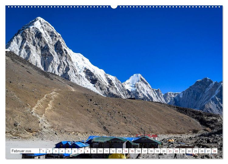 Produktbild: Nepal- Trekking durchs Hochgebirge (hochwertiger Premium Wandkalender 2026 DIN A2 quer), Kunstdruck in Hochglanz