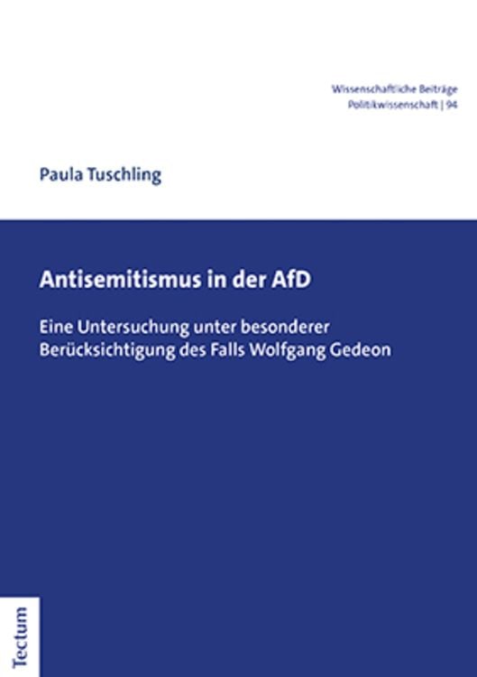 Produktbild: Antisemitismus in der AfD