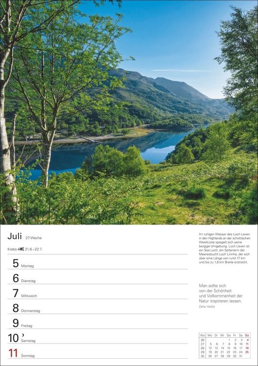 Produktbild: Schottland Wochenplaner 2027 - Eine Reise in 53 Bildern