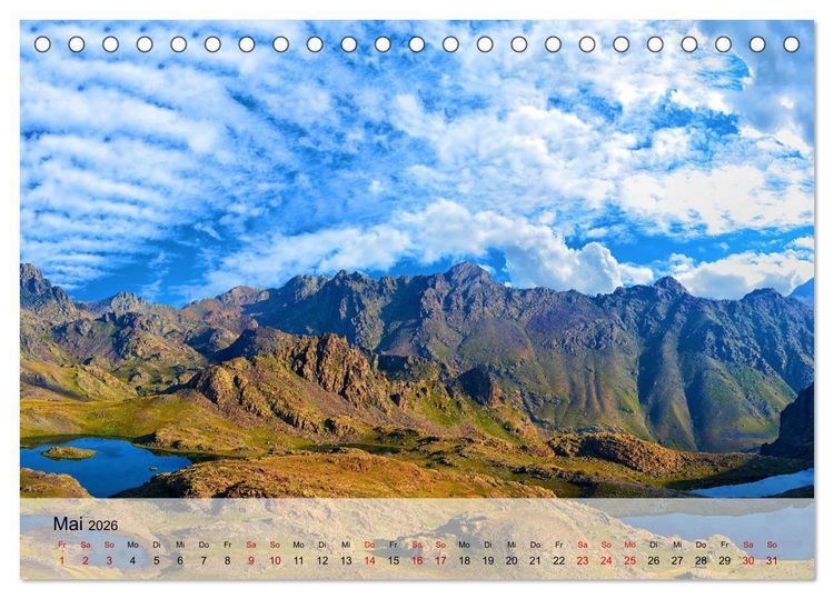 Produktbild: Magische Bergwelten der Erde (Tischkalender 2026 DIN A5 quer), CALVENDO Monatskalender