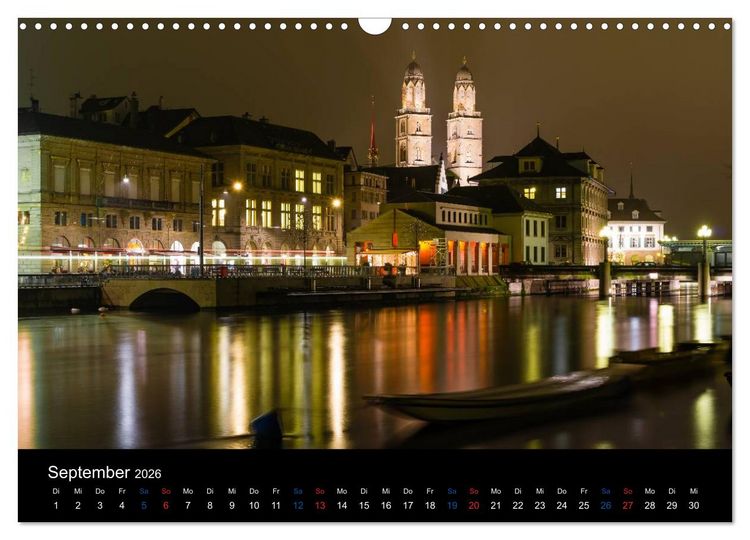 Produktbild: Z&Uuml;RICH - Little Big City (Wandkalender 2026 DIN A3 quer), CALVENDO Monatskalender