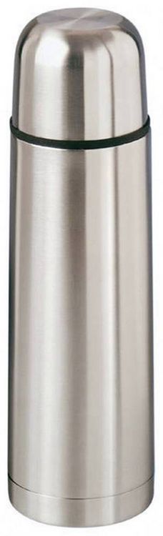 Produktbild: MATO interpr&auml;sent Classico Thermoflasche Edelstahl (geb&uuml;rstet), Schwarz 1l 4097