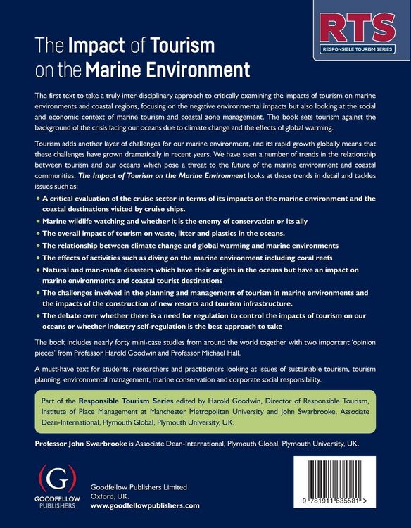 Produktbild: The Impact of Tourism on the Marine Environment