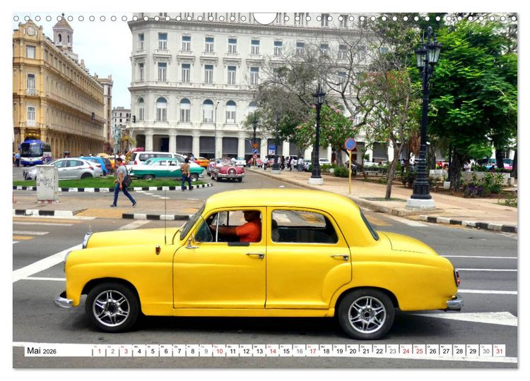 Produktbild: Mercedes-Benz Typ 180 - Ein deutscher Klassiker in Kuba (Wandkalender 2026 DIN A3 quer), CALVENDO Monatskalender