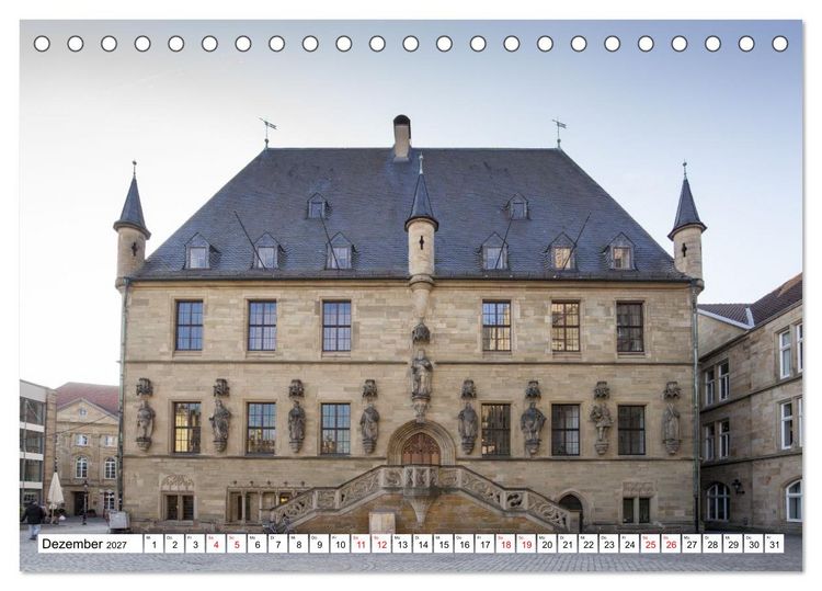 Produktbild: Radland Deutschland - Osnabr&uuml;cker Land (Tischkalender 2027 DIN A5 quer), CALVENDO Monatskalender