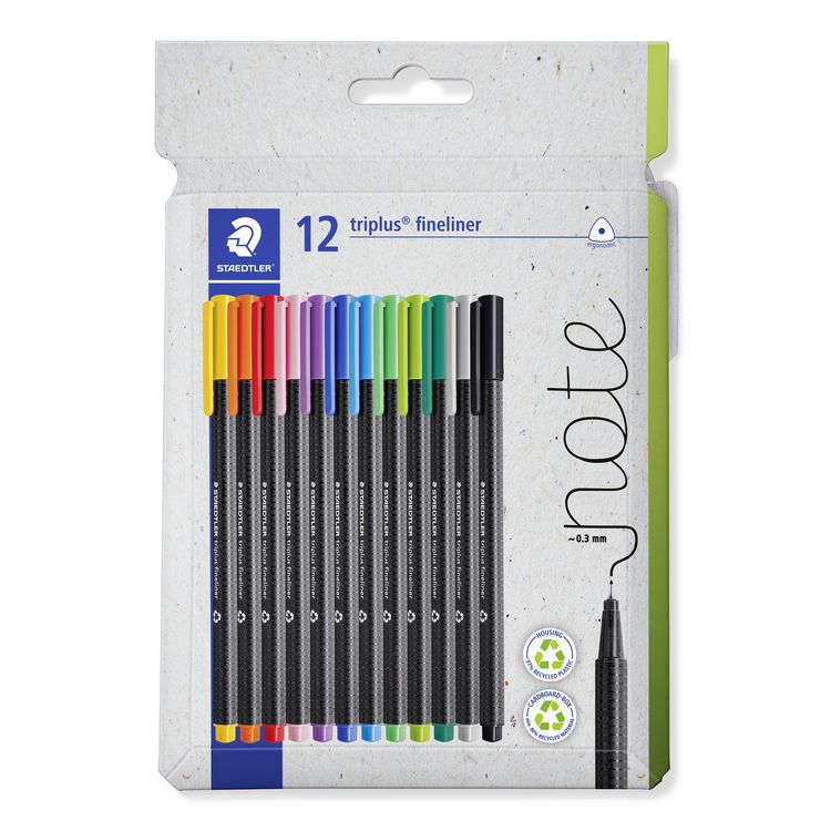 Produktbild: STAEDTLER triplus fineliner 334 Fineliner, 12er Set, 334 C12