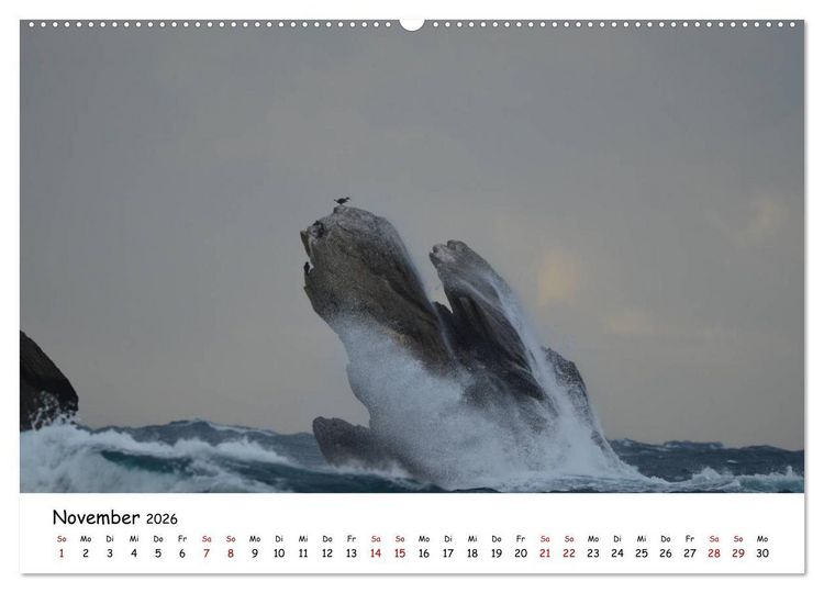 Produktbild: Bretagne. D&eacute;partement Finist&egrave;re - C&ocirc;te des Abers (hochwertiger Premium Wandkalender 2026 DIN A2 quer), Kunstdruck in Hochglanz