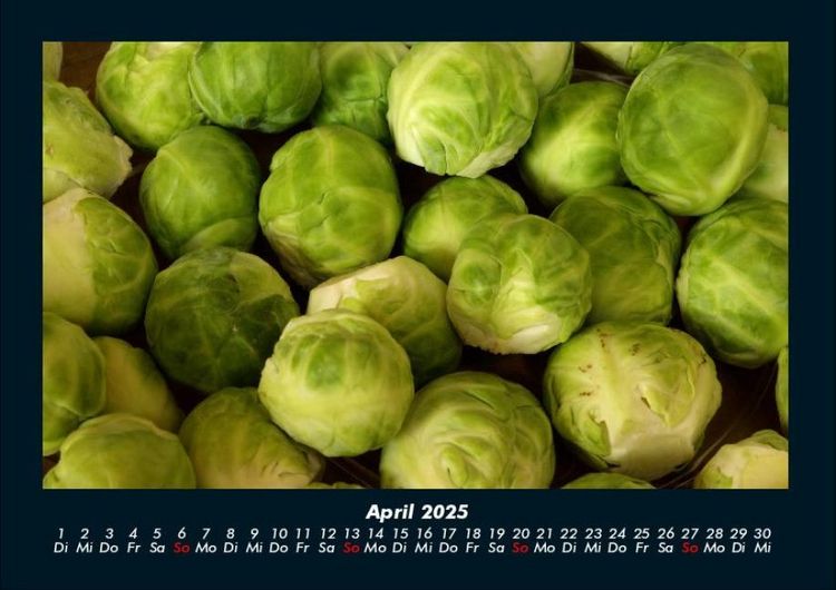 Produktbild: Gem&uuml;sekalender 2025 Fotokalender DIN A4
