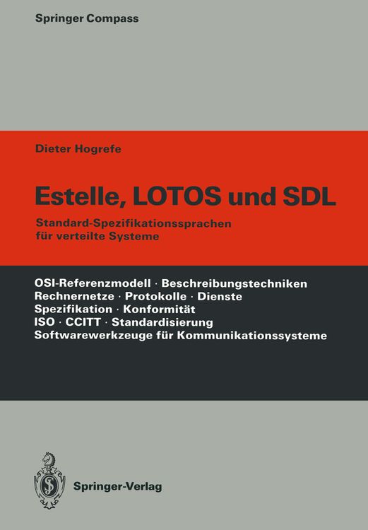 Produktbild: Estelle, LOTOS und SDL