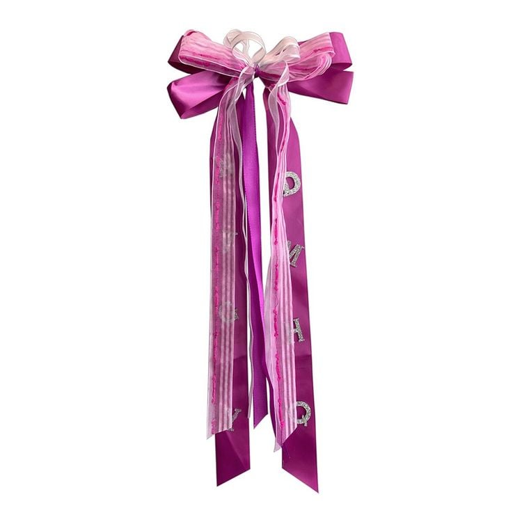Produktbild: Nestler Schult&uuml;tenschleife rosa/wei&szlig; 23x50cm