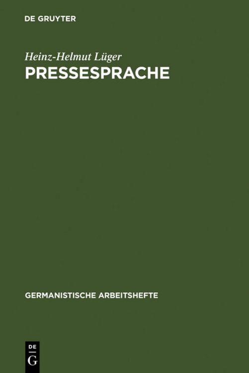 Produktbild: Pressesprache